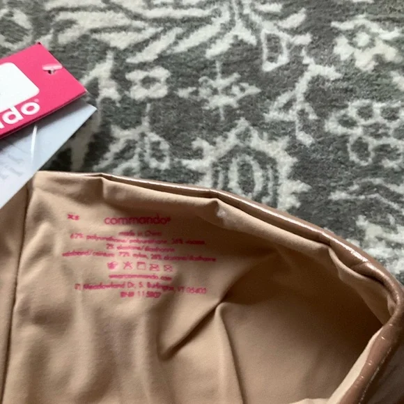 Commando Cocoa Faux Patent Leather Leggings XS - Picture 6 of 6